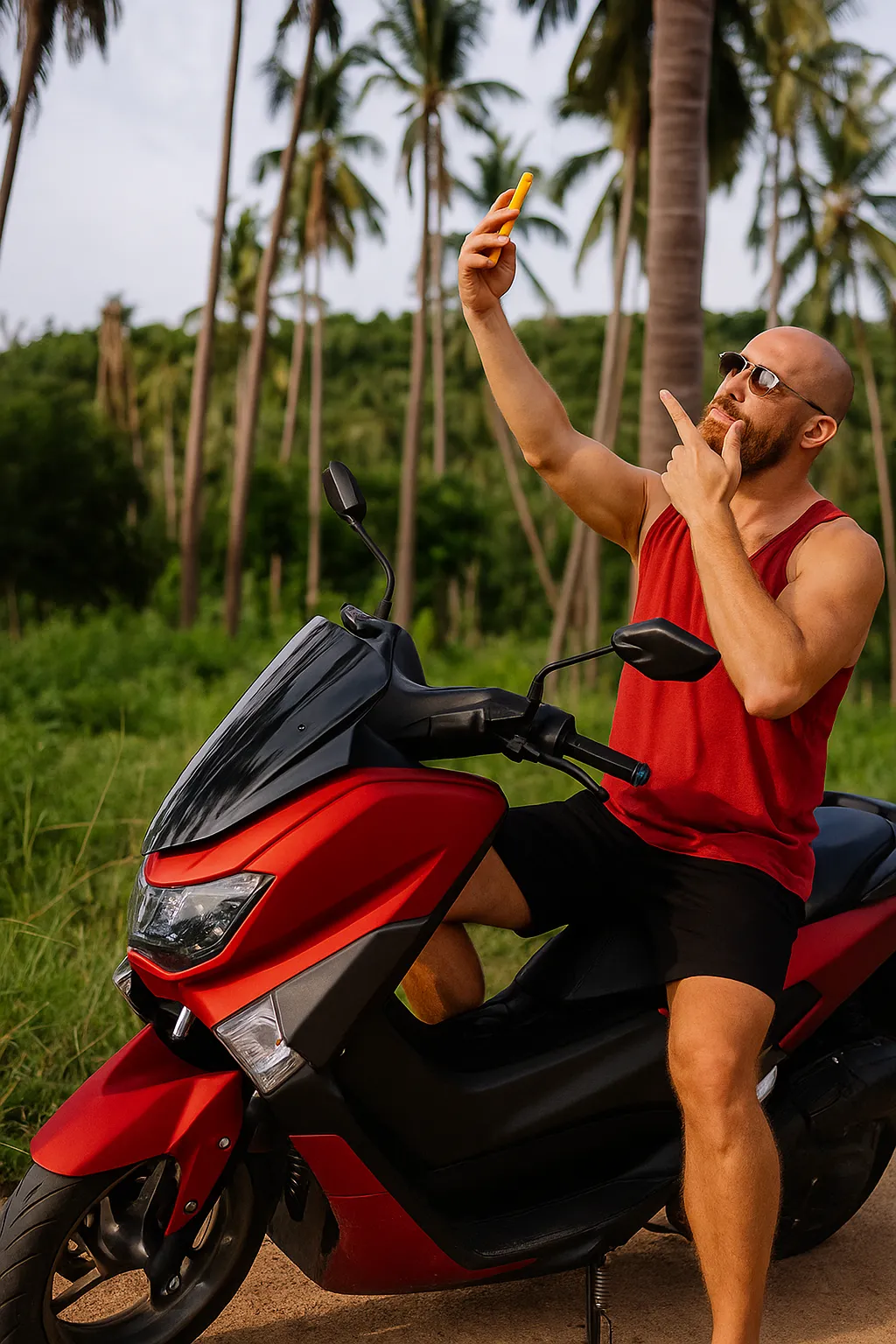Renting a motorbike in Phuket, Thailand